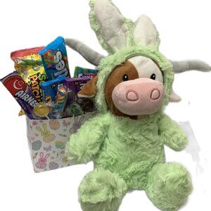 Green Cow Easter Basket